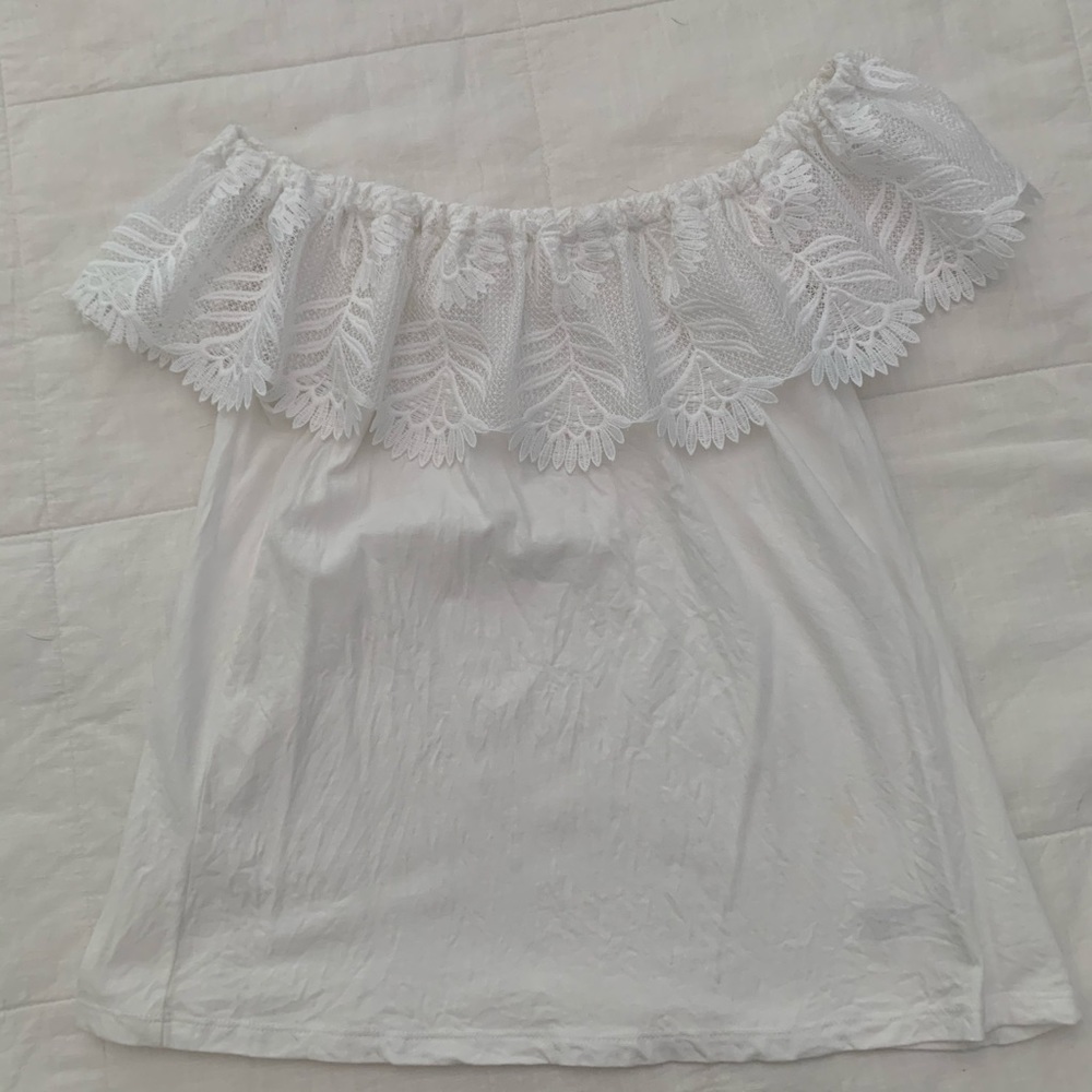 COPY - Off Shoulder White Top